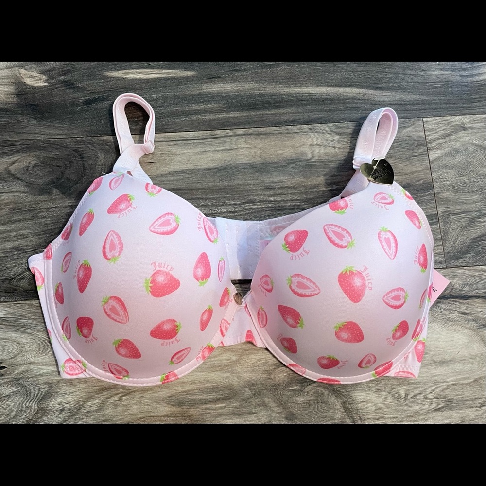 Juicy Couture Strawberry Print Bra